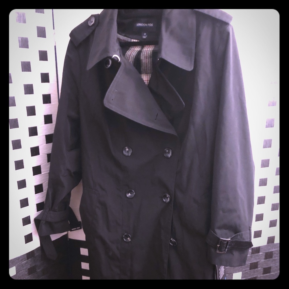 New with Tags London Fog Wool Lined Trench Size 2X